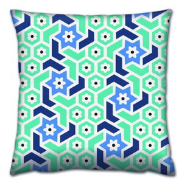 Aberto Design Cojín Multicolor con Relleno de Silicona